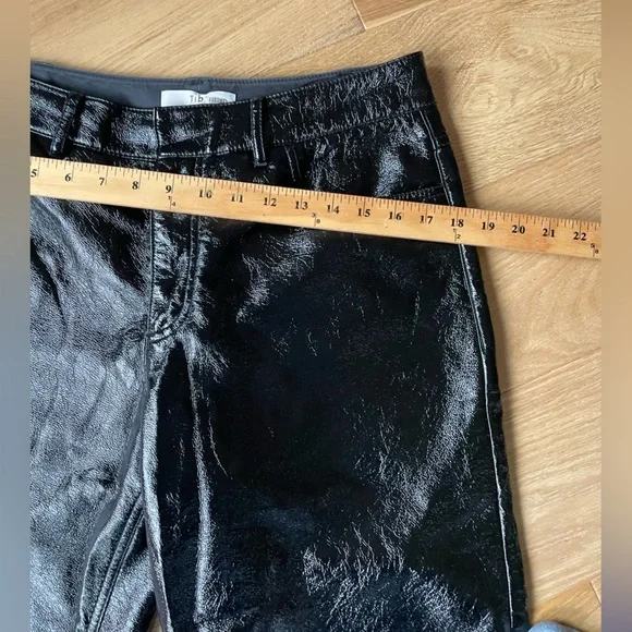 Tibi faux leather sculpted pants 29 - Picture 8 of 11